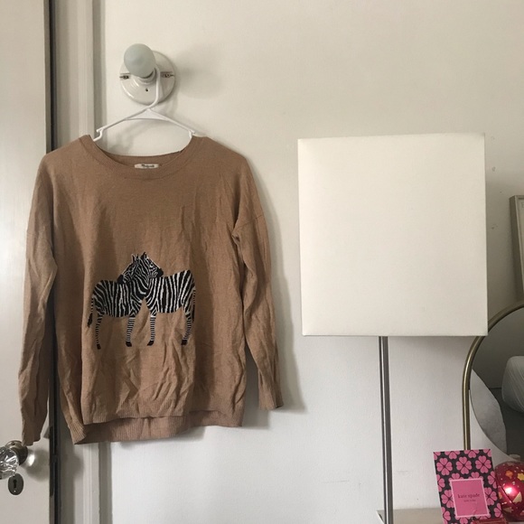 Madewell Zebra Love Sweater XXS - Picture 3 of 3
